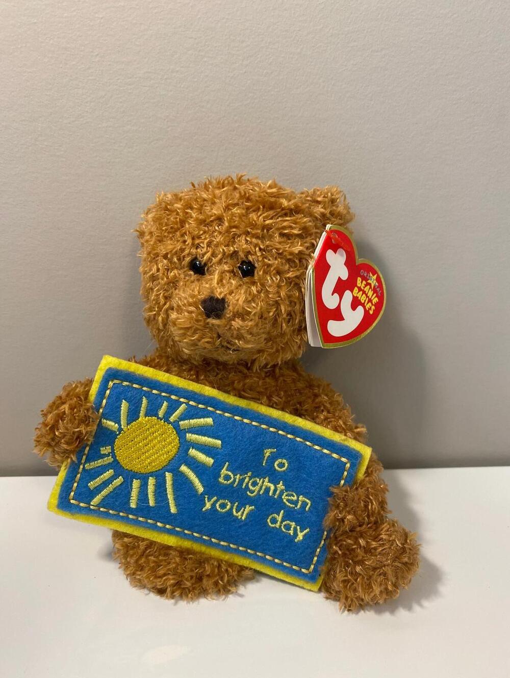 Ty Beanie Baby “To Brighten Your Day” the Bear - Greetings Collection (5 inch)